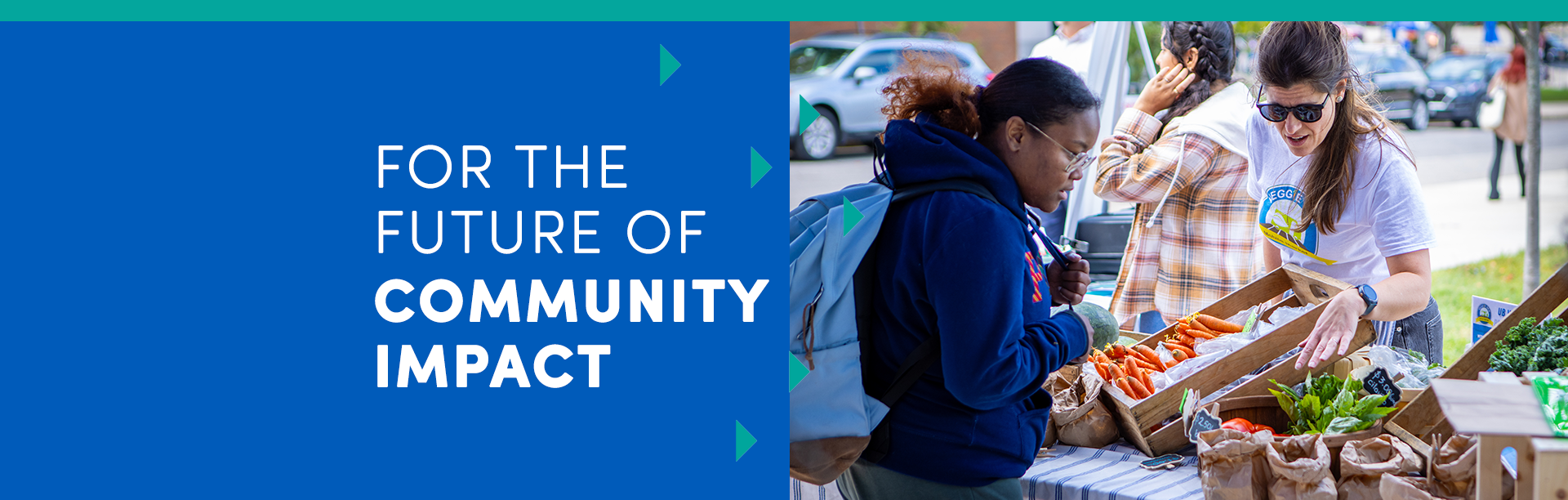 For the future of community impact. 