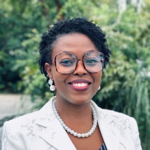 Head shot photo of Florence Egbeyale. 