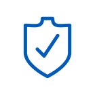 Image of a shield representing antivirus protection. 